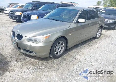 2004 BMW 525I from USA, damaged, VIN WBANA53504B851214